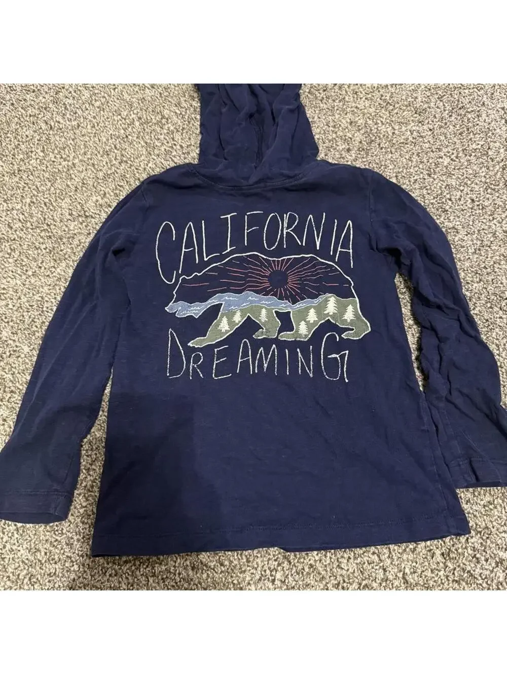Gymboree Kid's Navy and Blue Shirt